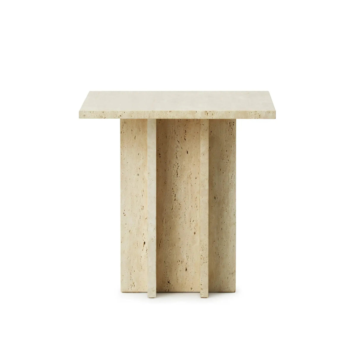 Normann Copenhagen Edge sivupöytä travertiini Normann Copenhagen