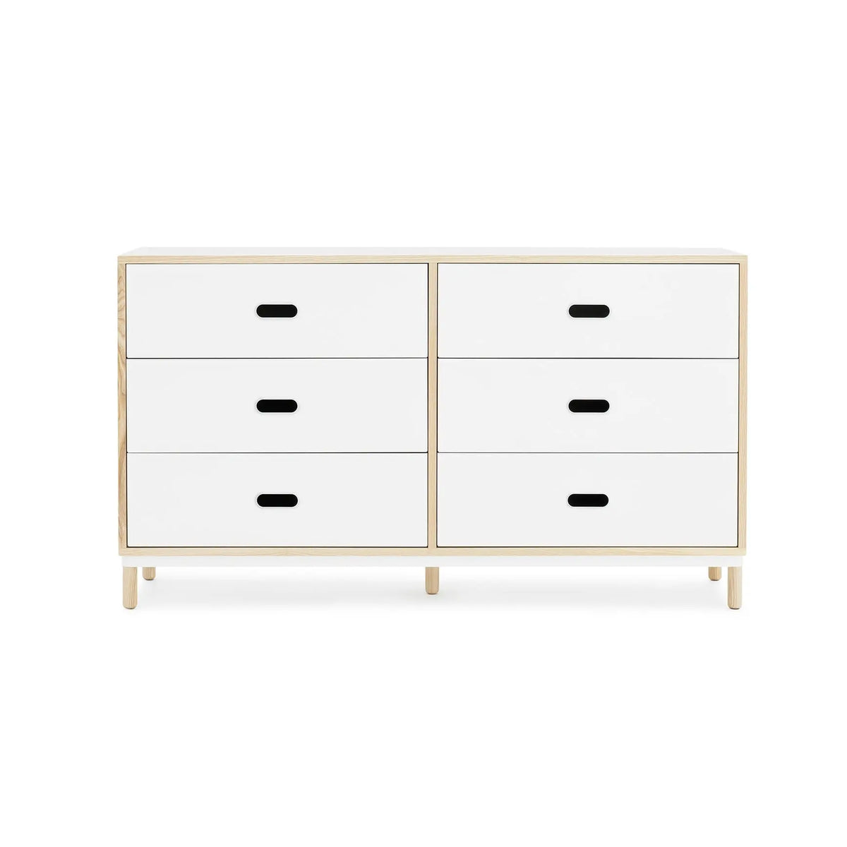 Normann Copenhagen Kabino 3x2 laatikosto valkoinen - Laatukaluste
