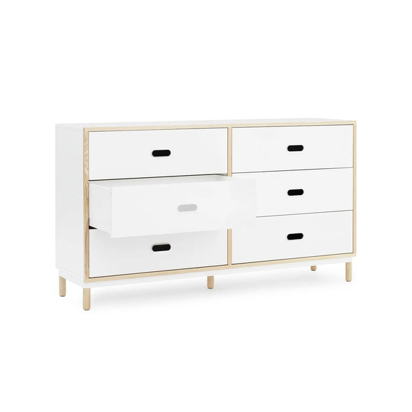 Normann Copenhagen Kabino 3x2 laatikosto valkoinen - Laatukaluste