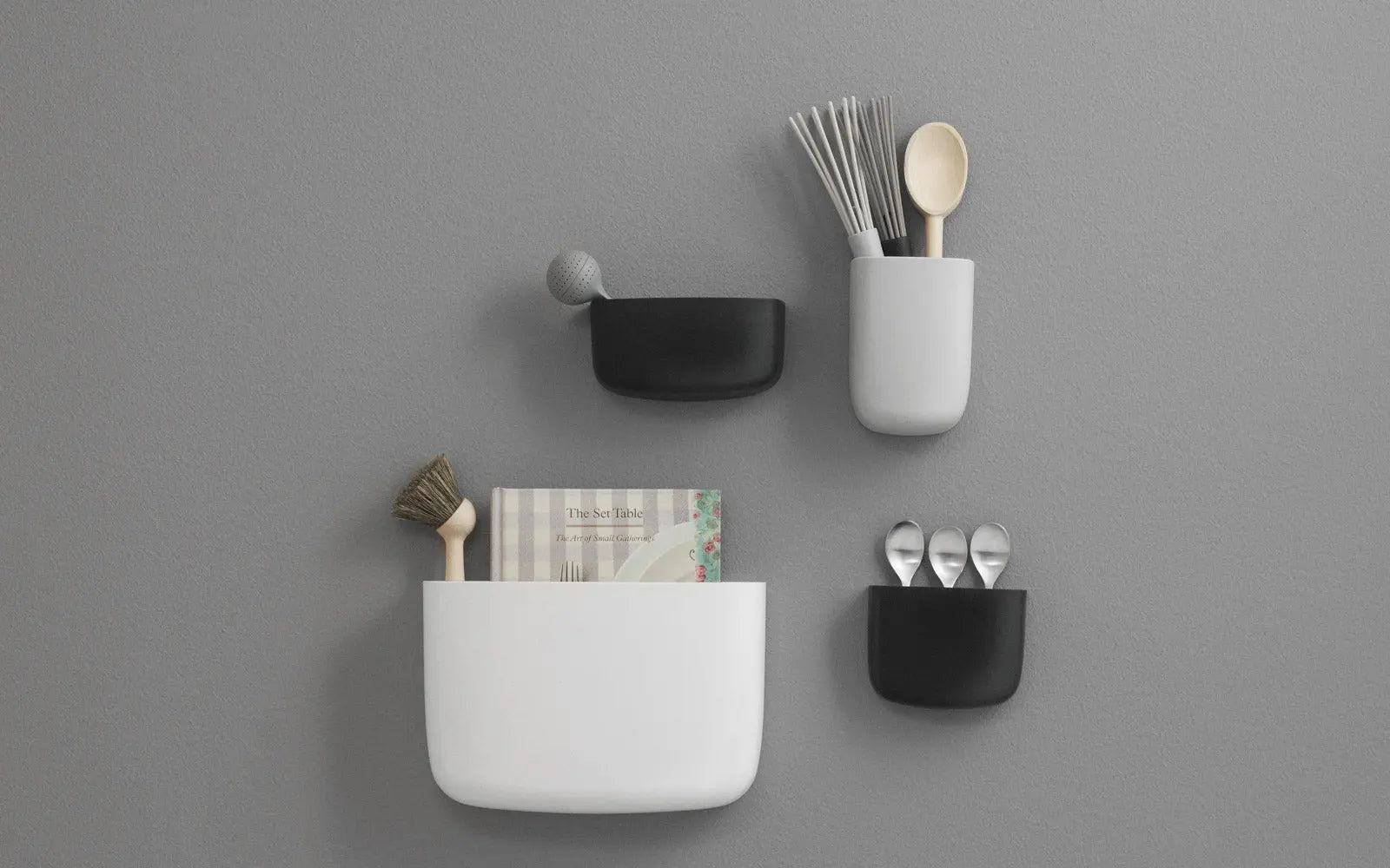 Normann Copenhagen Pocket Organizer 2 musta - Laatukaluste