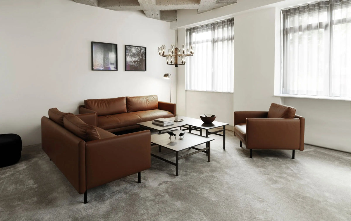 Normann Copenhagen Rar 2-istuttava sohva konjakki Normann Copenhagen