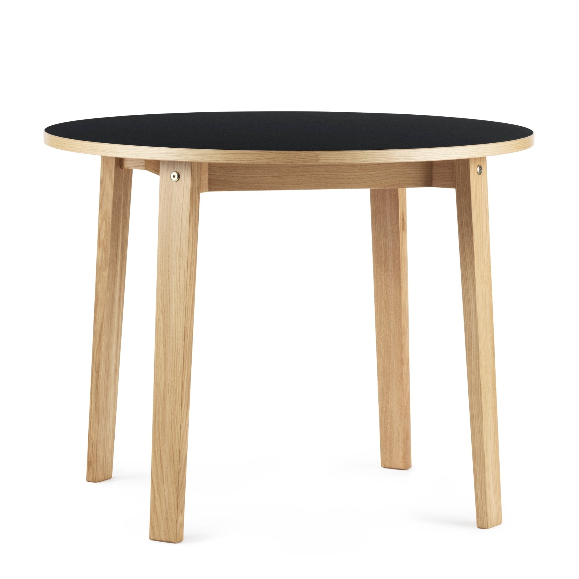 Normann Copenhagen Slice Vol. 2 pöytä tammi/musta linoleum - Laatukaluste