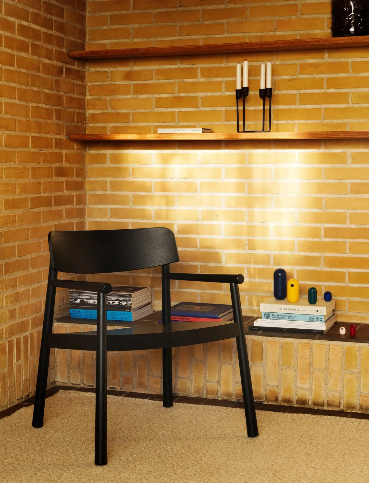 Normann Copenhagen Timb lounge tuoli musta Normann Copenhagen