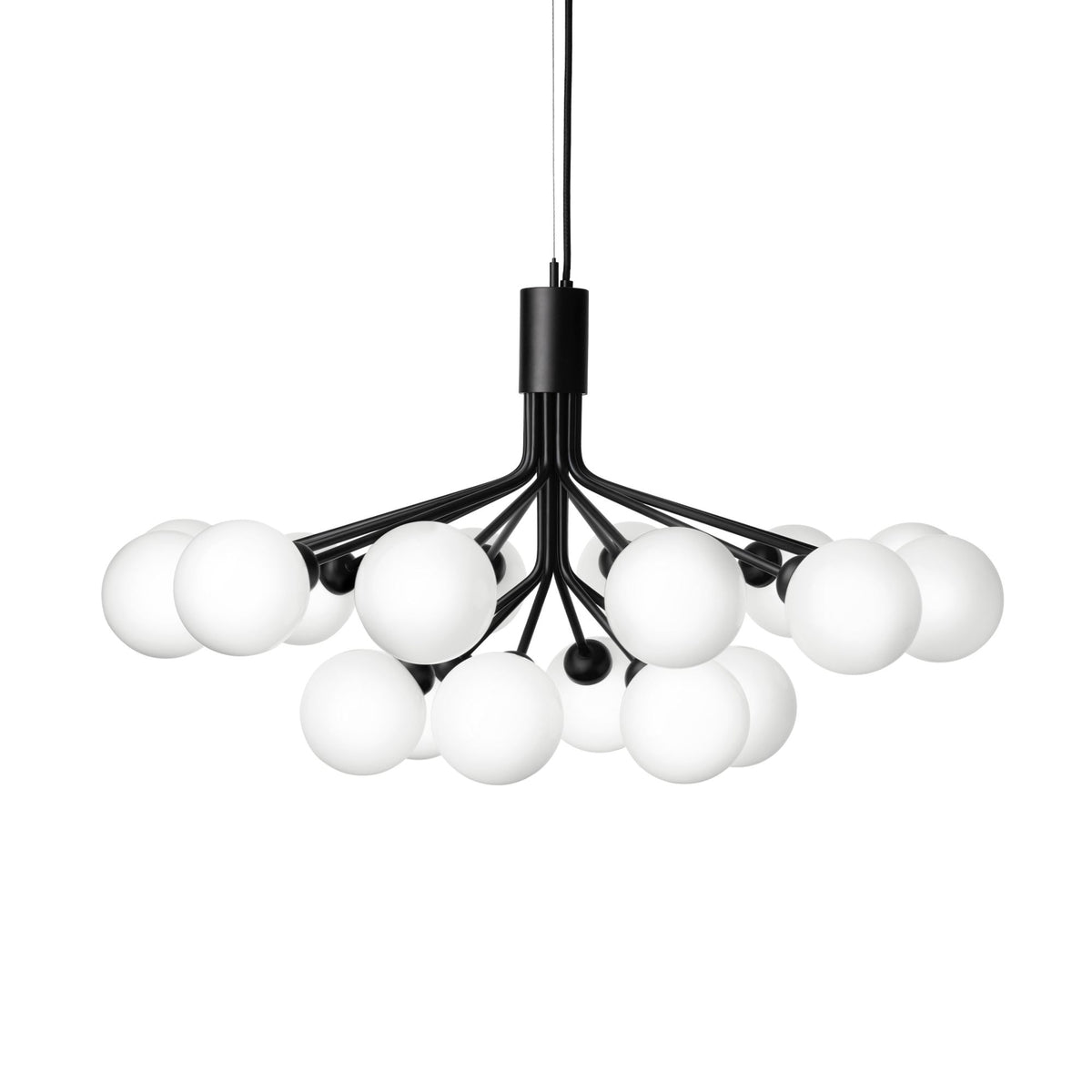 Nuura Apiales 18 pendant lamp black/opal