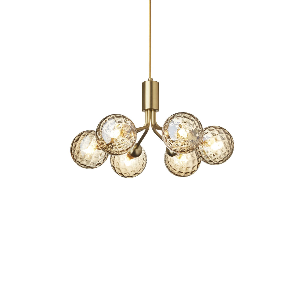 Nuura Apiales 6 pendant lamp brass/gold