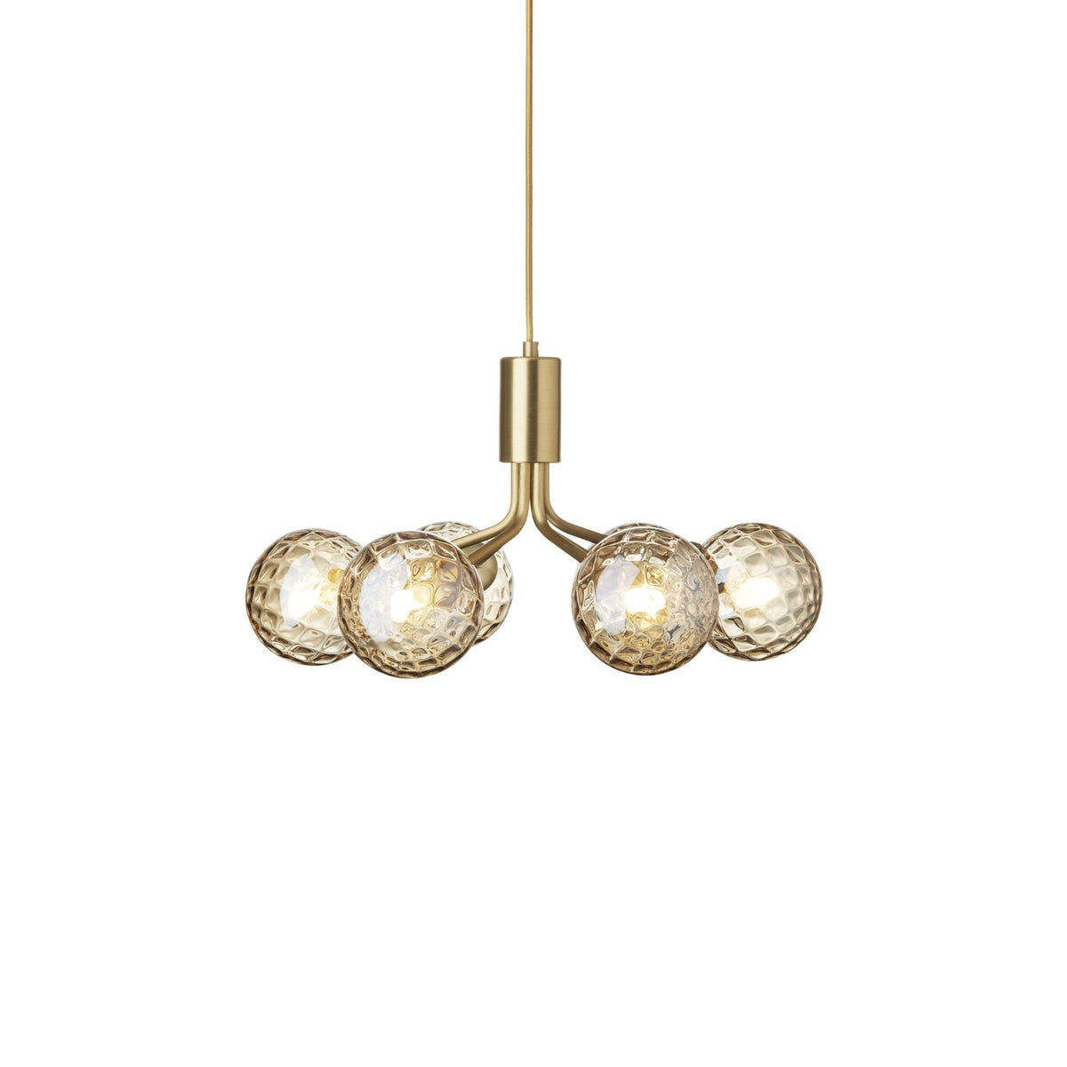 Nuura Apiales 6 pendant lamp brass/gold