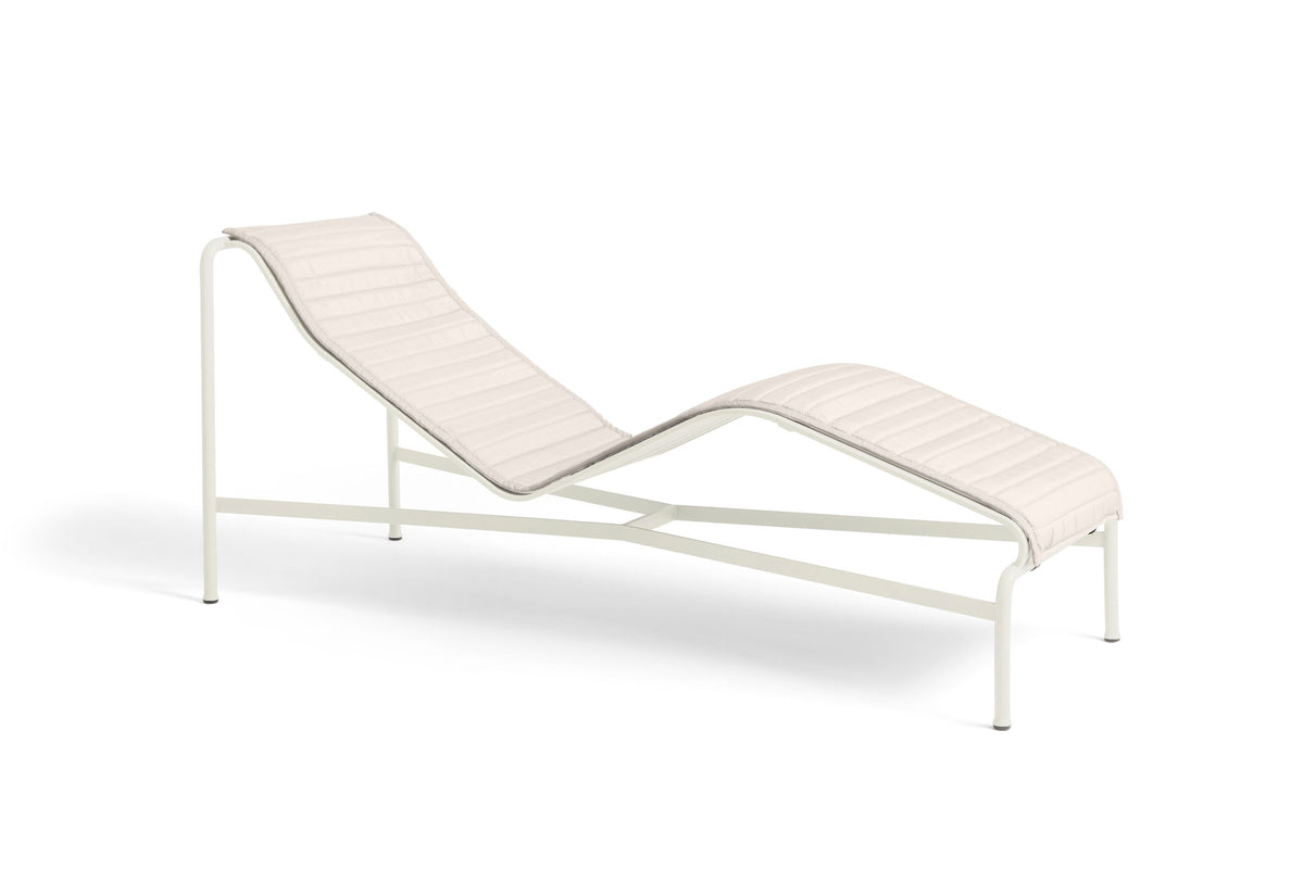 HAY Palissade chaise longue cushion cream white