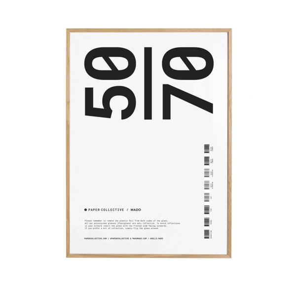Paper Collective kehys 50x70 tammi - Laatukaluste