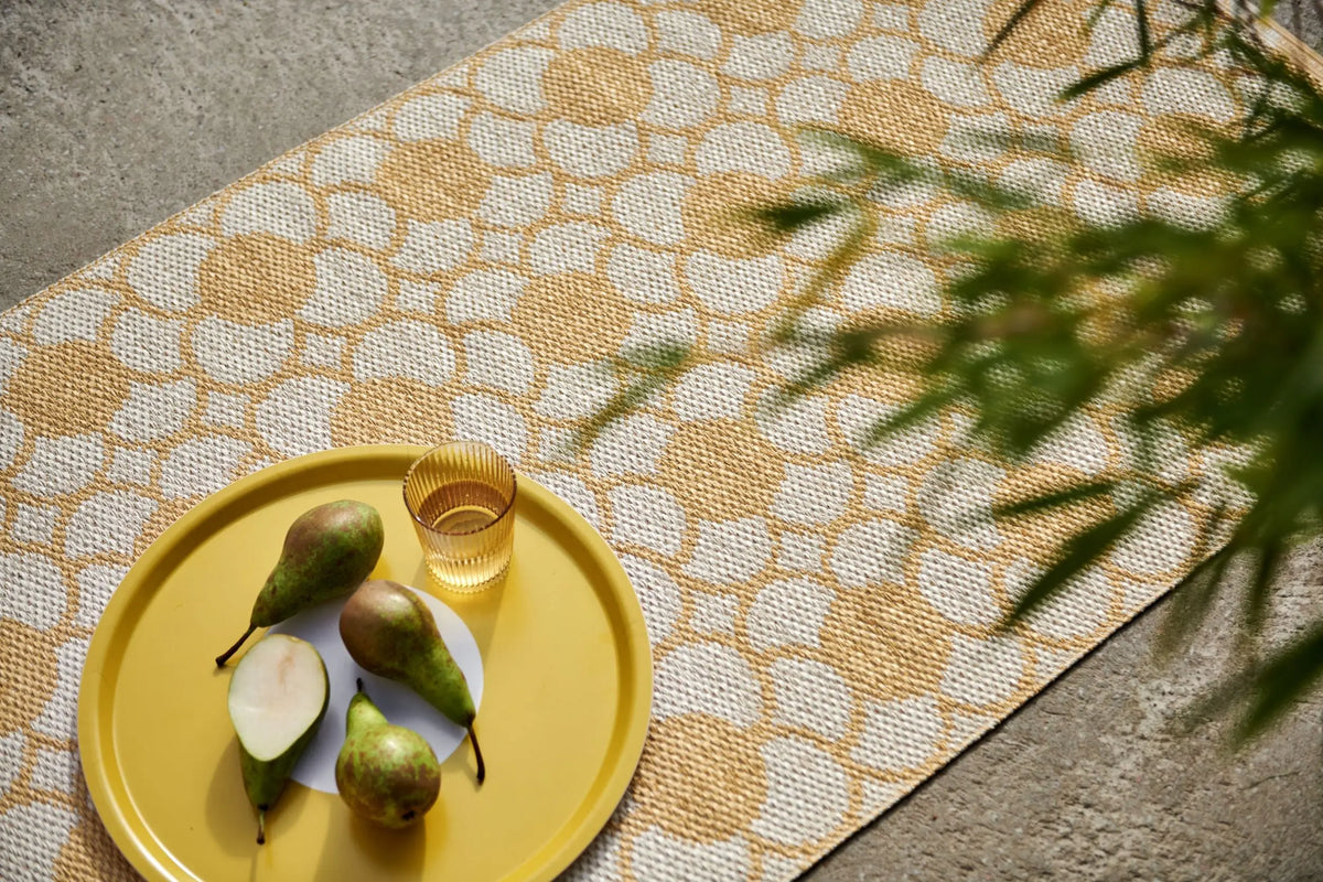Pappelina Anya matto 70x200 pale yellow Pappelina
