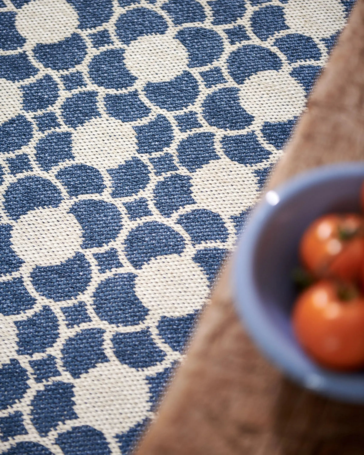 Pappelina Anya matto 70x200 river blue Pappelina