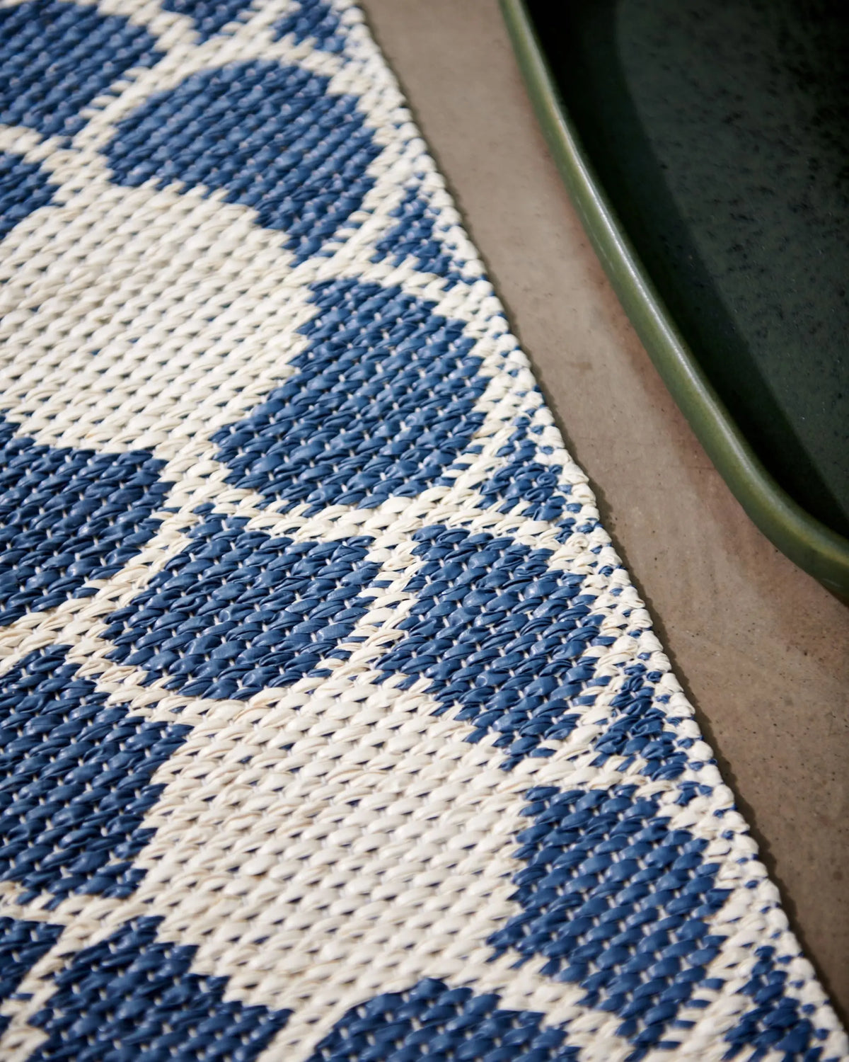 Pappelina Anya matto 70x200 river blue Pappelina