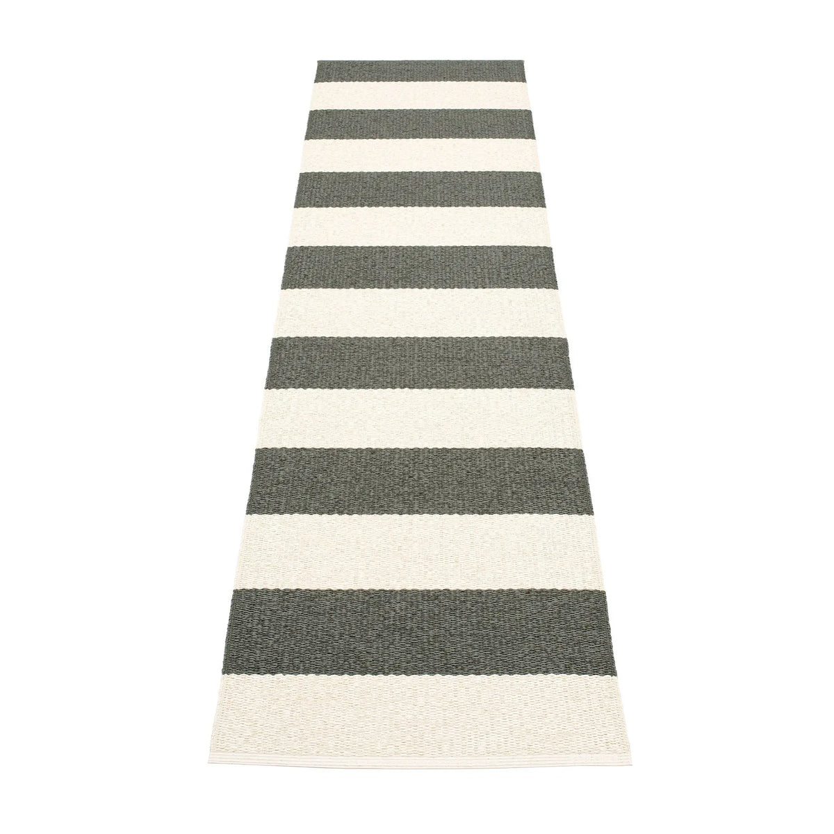 Pappelina Bob matto 70x200 charcoal/vanilla - Laatukaluste