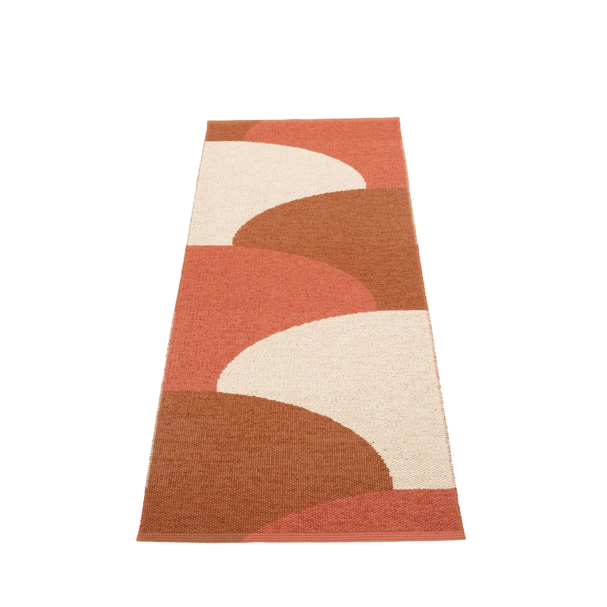 Pappelina Hill matto 70x180 brick/rust/cream Pappelina