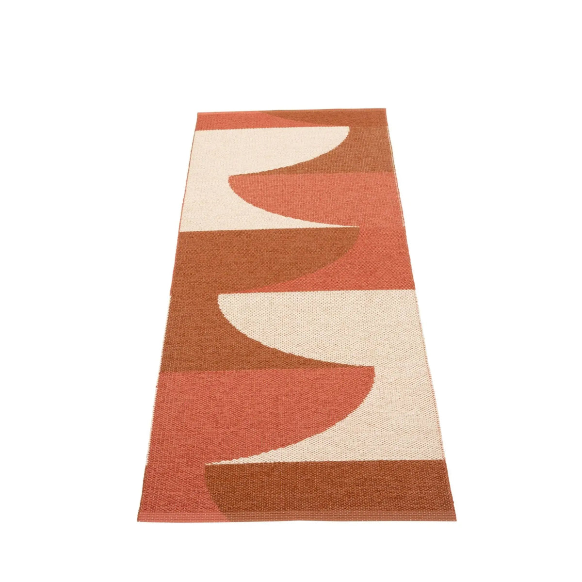 Pappelina Hill matto 70x180 brick/rust/cream Pappelina