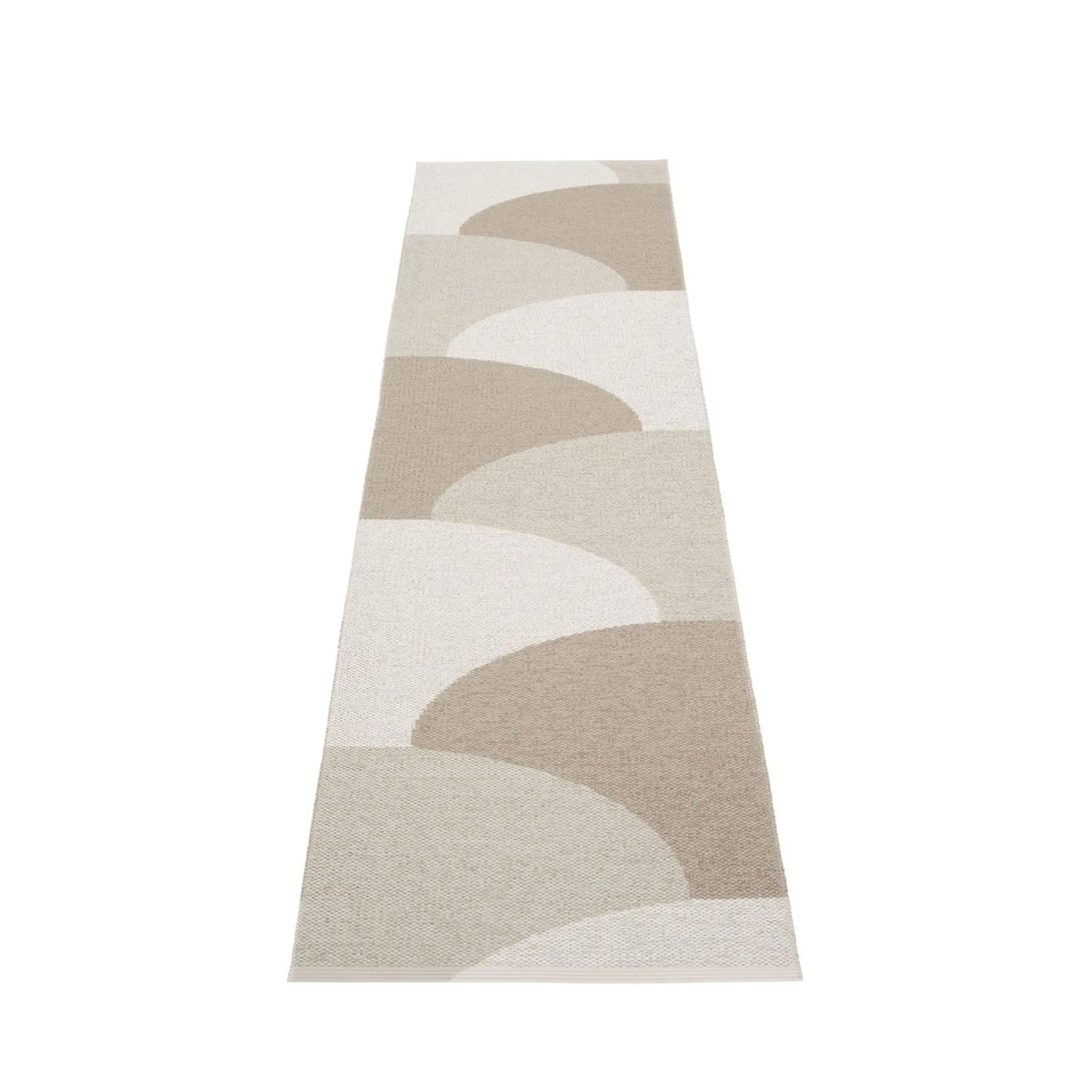 Pappelina Hill matto 70x270 dark linen/linen/fossil grey Pappelina