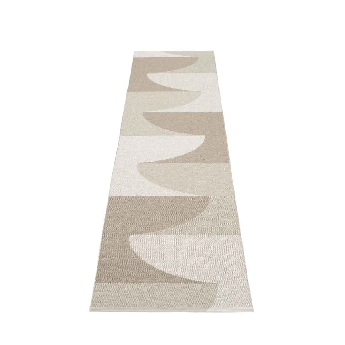 Pappelina Hill matto 70x270 dark linen/linen/fossil grey Pappelina