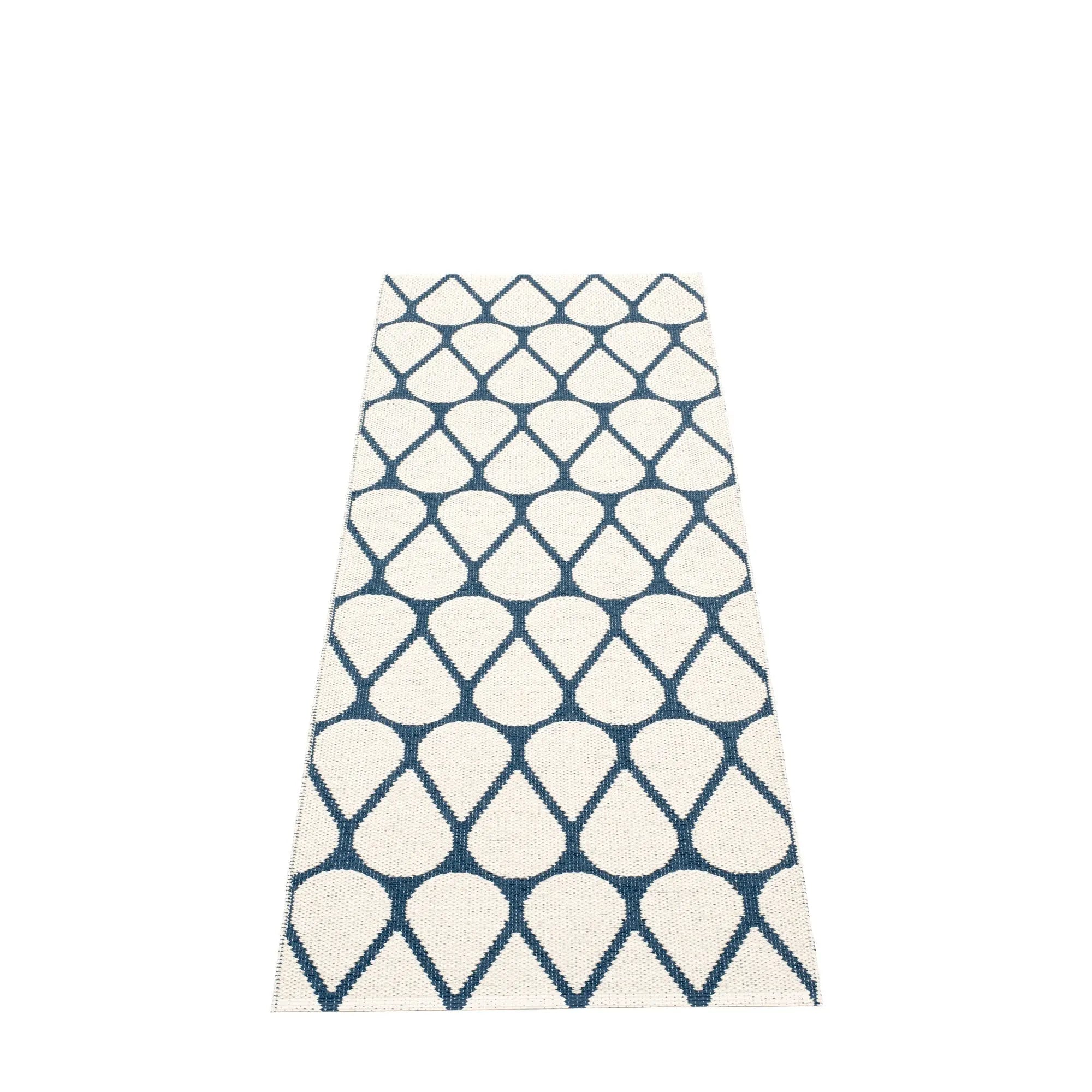 Pappelina Otis matto 70x200 ocean blue/vanilla - Laatukaluste