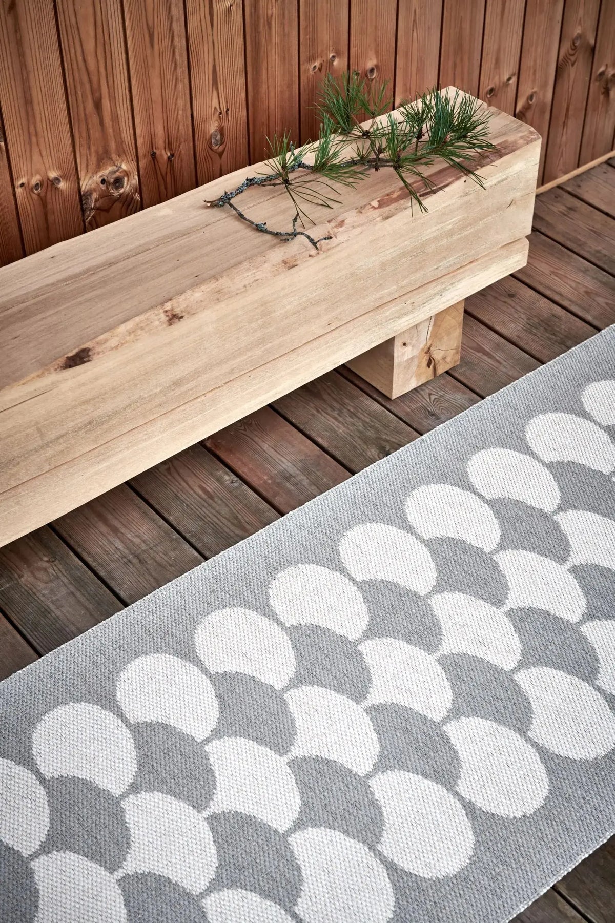 Pappelina Poppy matto 70x250 linen Pappelina