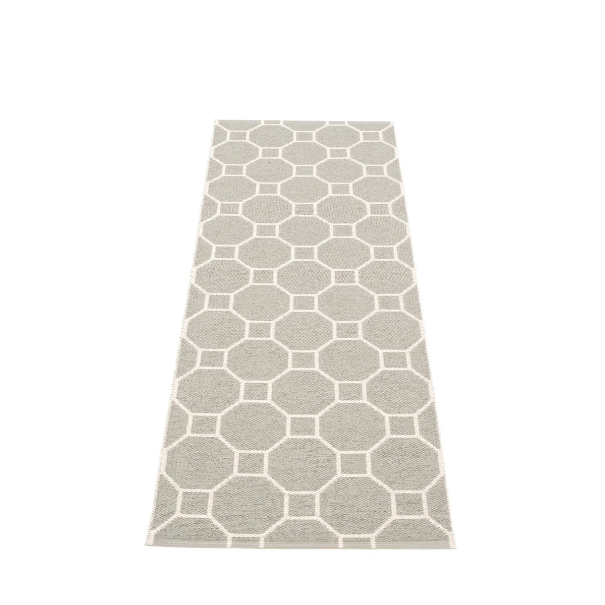 Pappelina Rakel matto 70x225 warm grey/vanilla - Laatukaluste