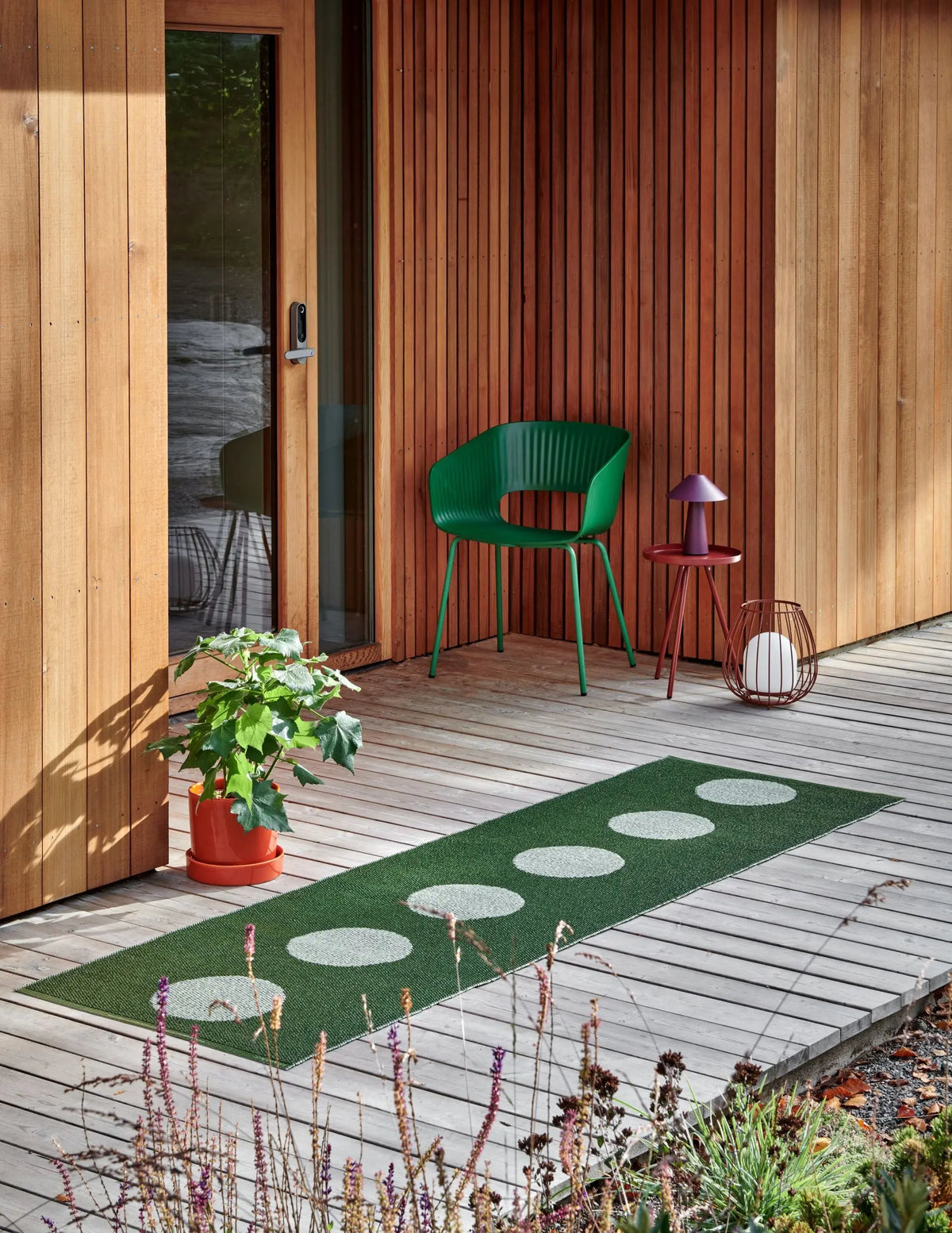 Pappelina Vera Pop matto 70x200 leaf/misty mint Pappelina