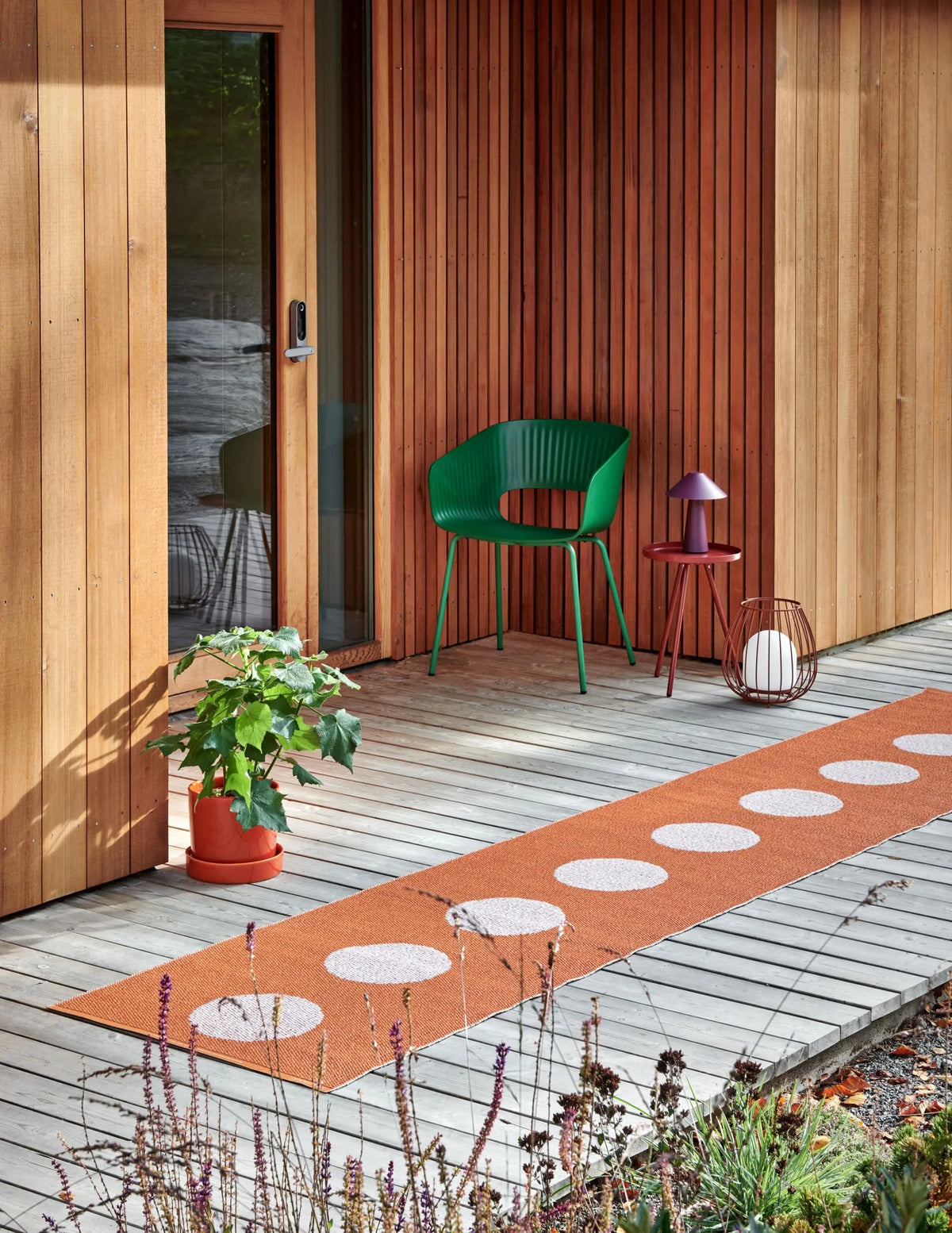 Pappelina Vera Pop matto 70x280 pale orange/pearl pink Pappelina