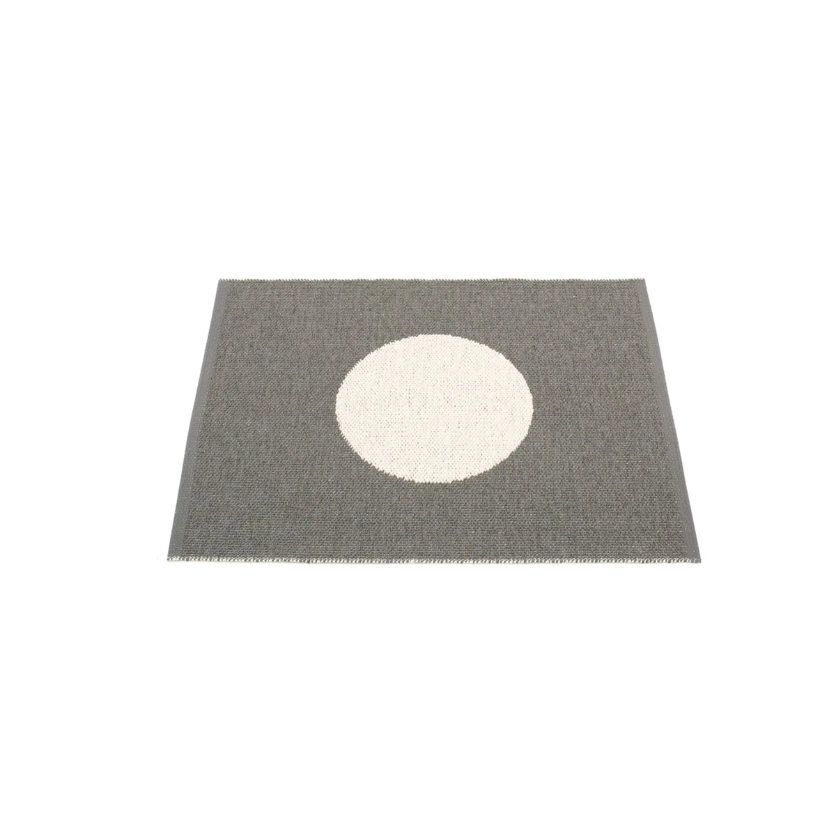Pappelina Vera Small One matto 70x90 charcoal/vanilla Pappelina