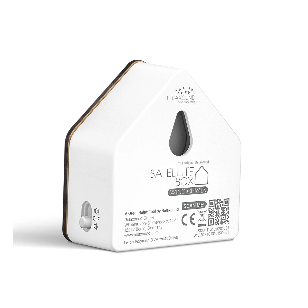 Relaxound Satellitebox Wind Chimes äänilaatikko tammi Relaxound
