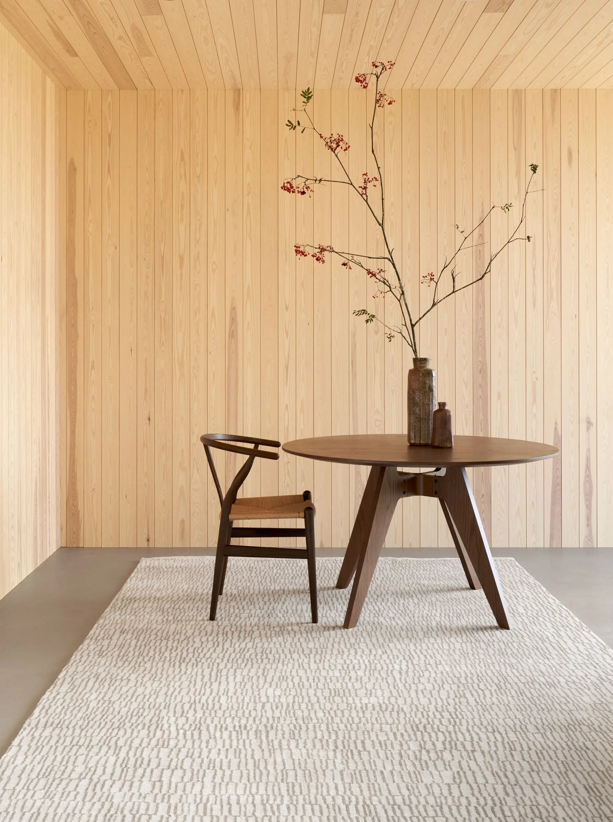 Roots Living Ketju matto 200x300 valkoinen Roots Living