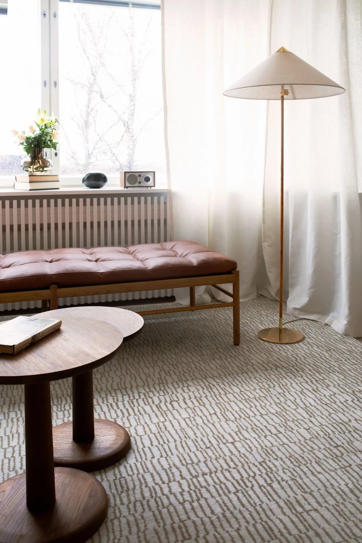 Roots Living Ketju matto 200x300 valkoinen Roots Living