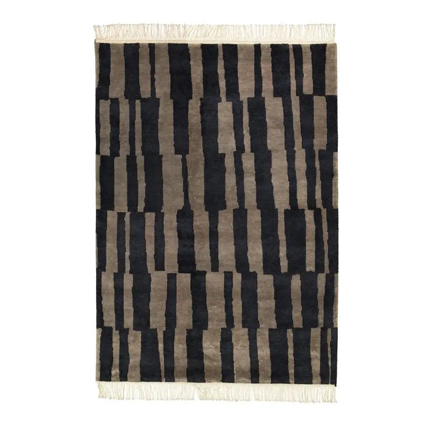 Roots Living Pilari matto 170x240 hiili-ruskea - Laatukaluste