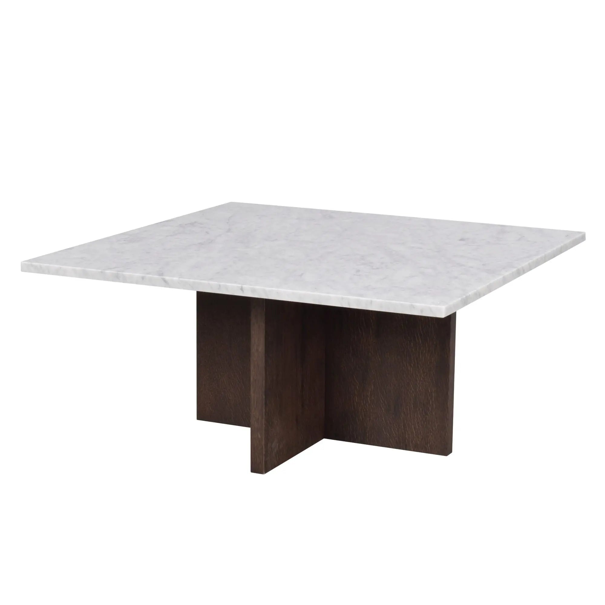 Rowico Brooksville sohvapöytä 90x90 tumma tammi/valkoinen Rowico