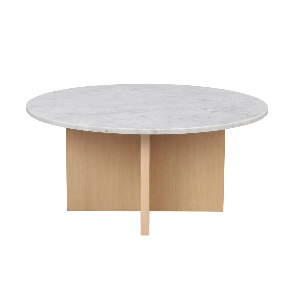 Rowico Brooksville sohvapöytä Ø90 valkolakattu tammi/valkoinen Rowico