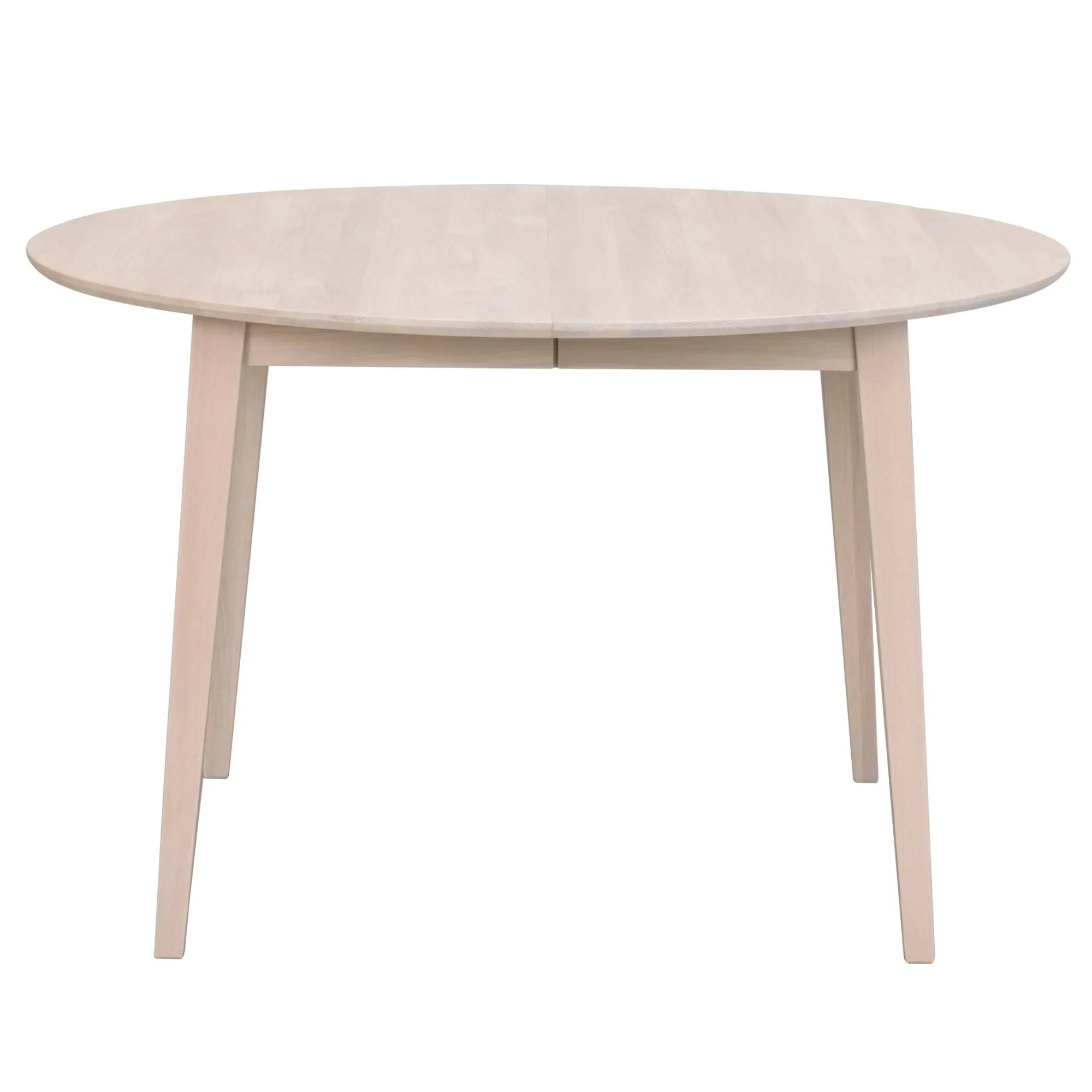 Rowico Filippa jatkettava pöytä Ø120-165 valkoöljytty tammi Rowico