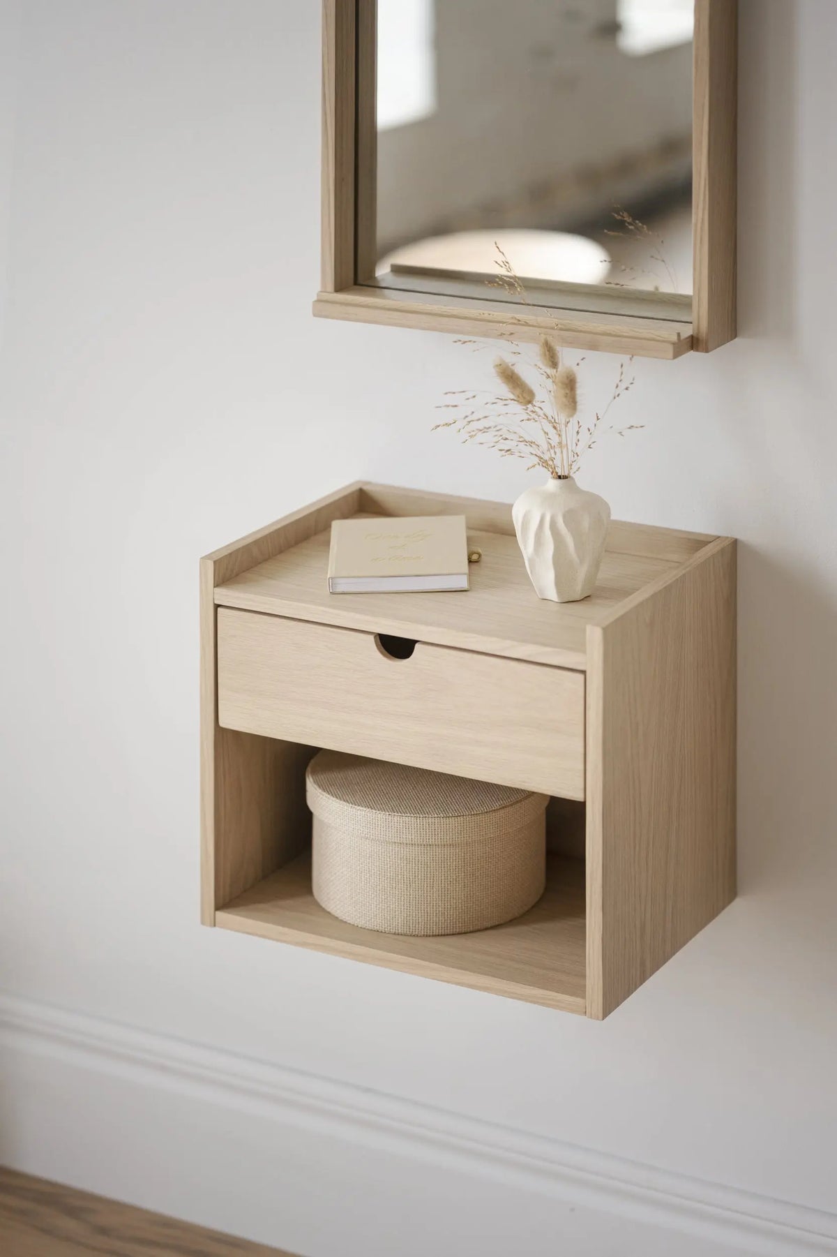 Rowico Hillmond peili valkolakattu tammi Rowico