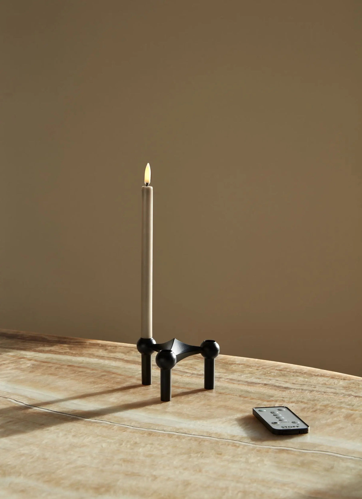 STOFF Nagel by Uyuni LED-kynttilä 2kpl hiekka Stoff Copenhagen