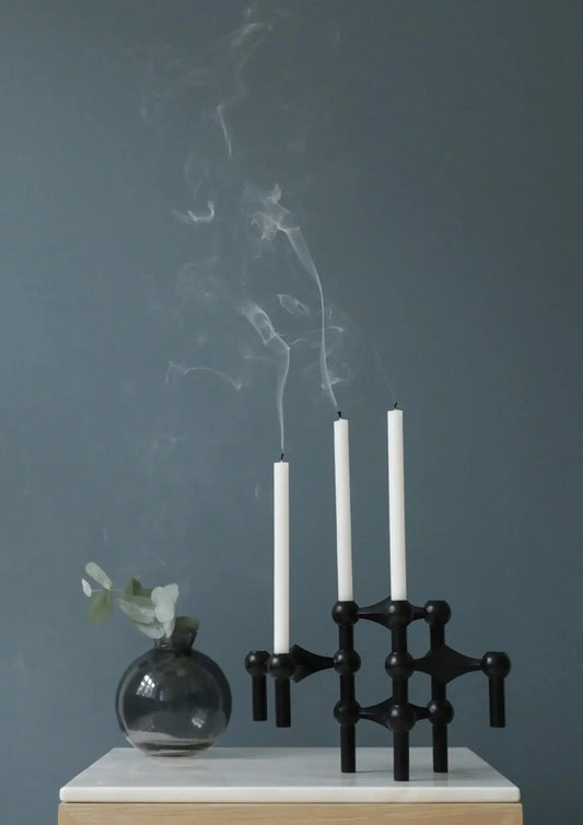 STOFF Nagel kynttilänjalka musta - Laatukaluste