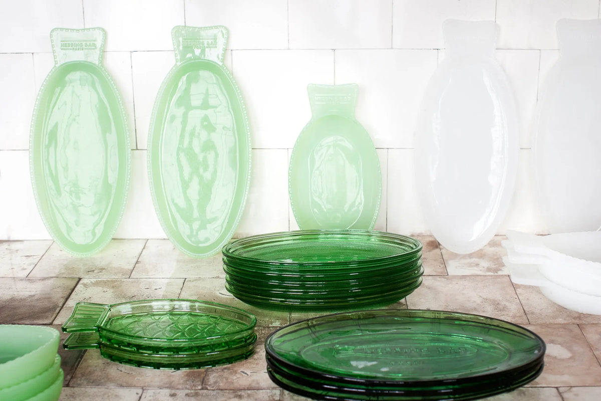 Serax Fish & Fish tarjotin vihreä Serax