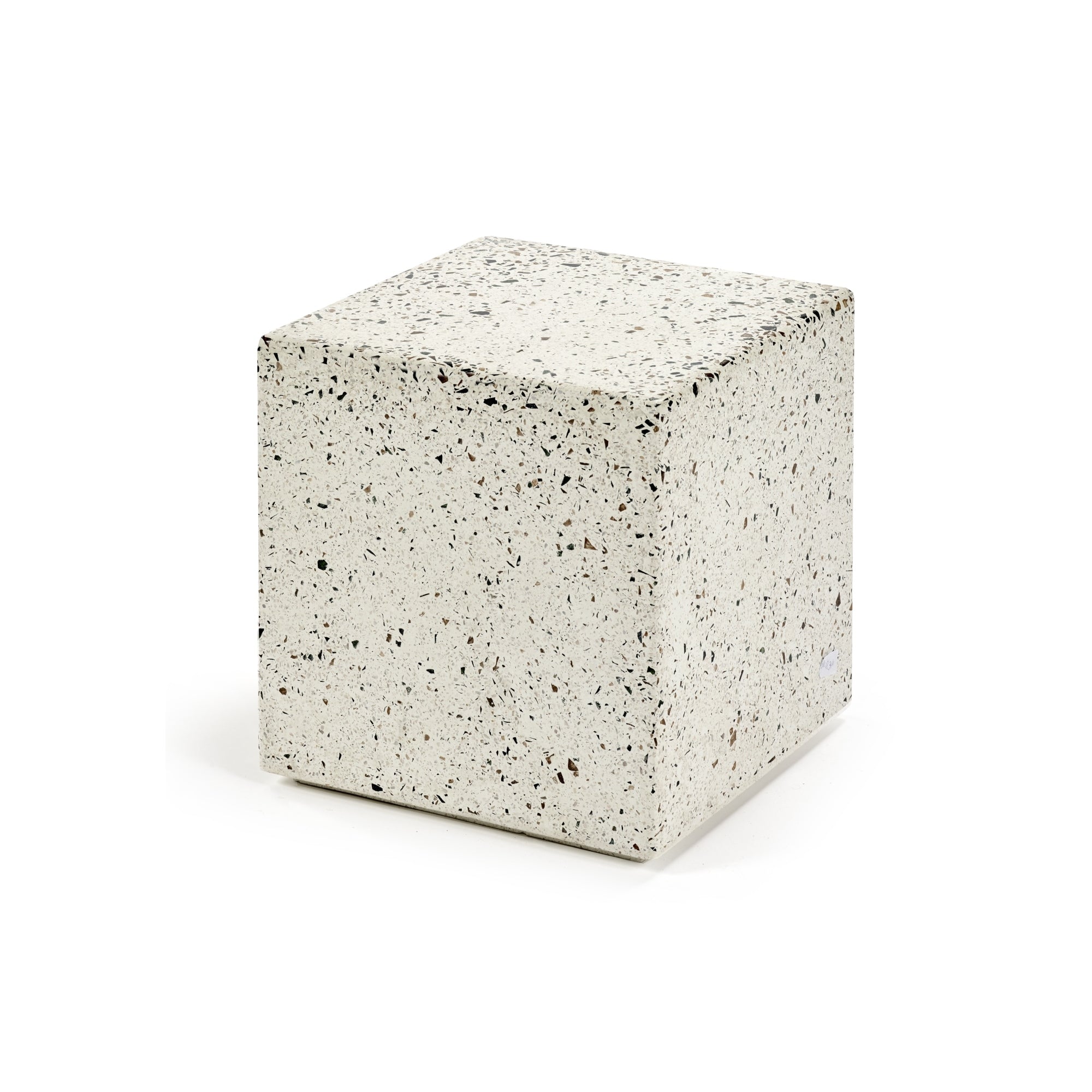 Serax Terrazzo sivupöytä 40x40 valkoinen - Laatukaluste