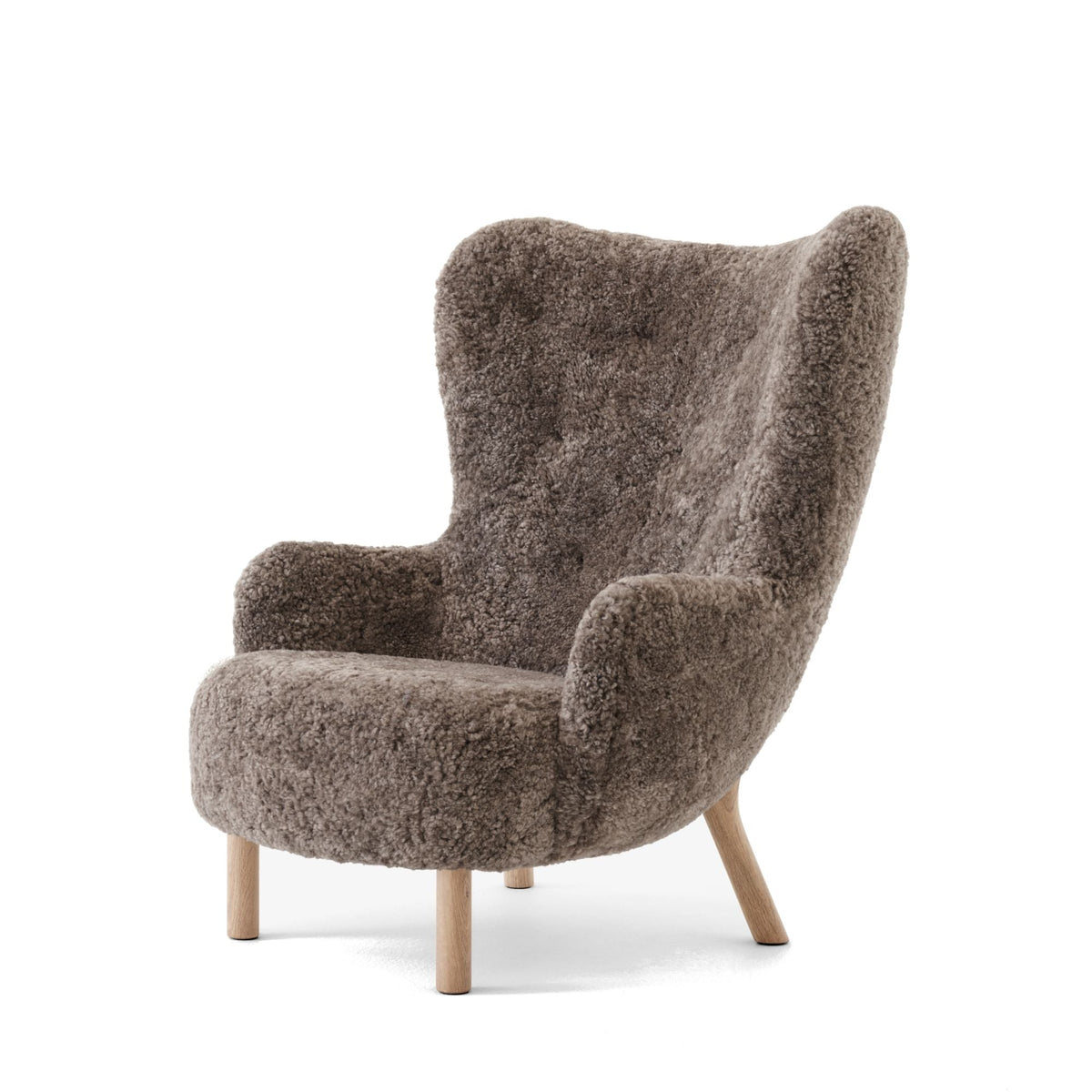 &Tradition Petra VB3 nojatuoli tammi/Sheepskin sahara &Tradition