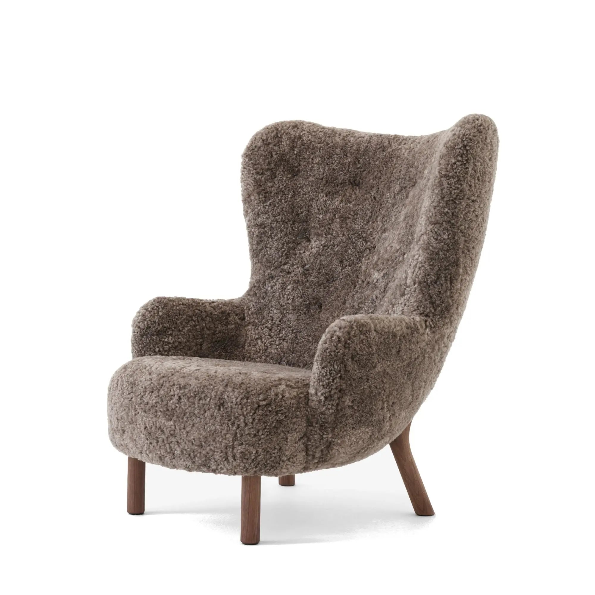 &Tradition Petra VB3 nojatuoli pähkinä/Sheepskin sahara &Tradition