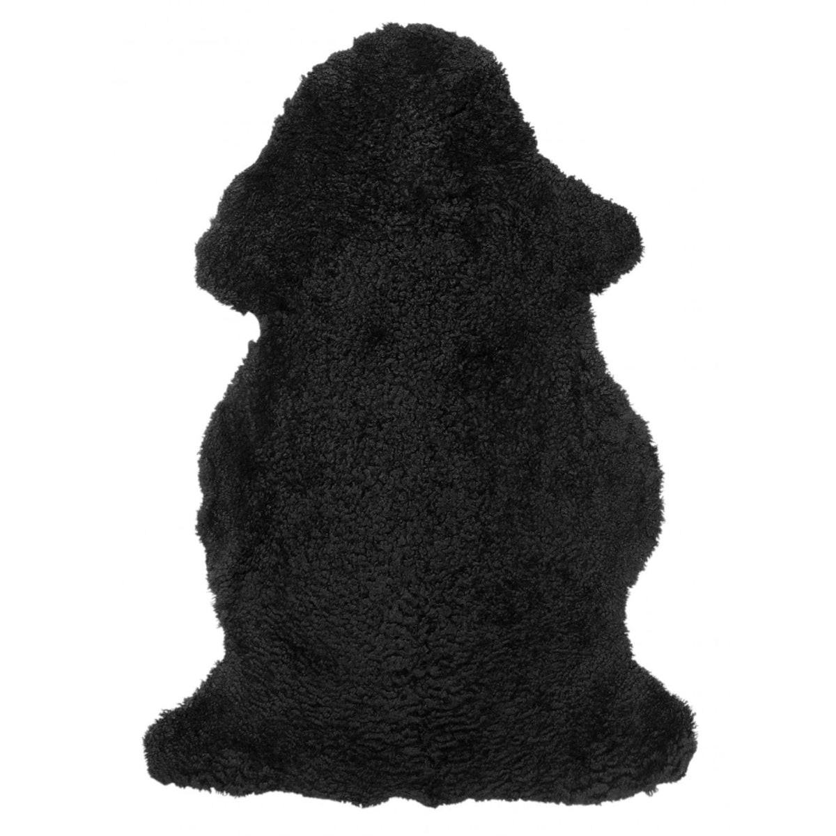 Skinnwille Curly lampaantalja musta
