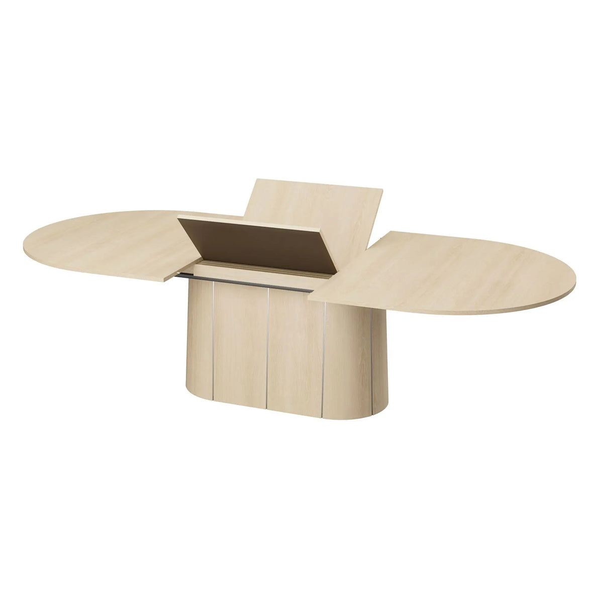 Skovby #115 jatkettava pöytä valkoöljytty tammi Skovby