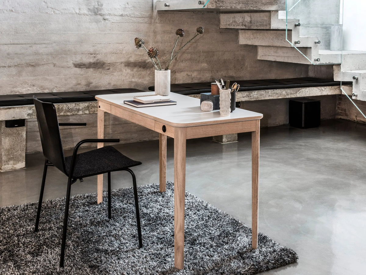 Skovby #131 työpöytä valkoöljytty tammi Skovby