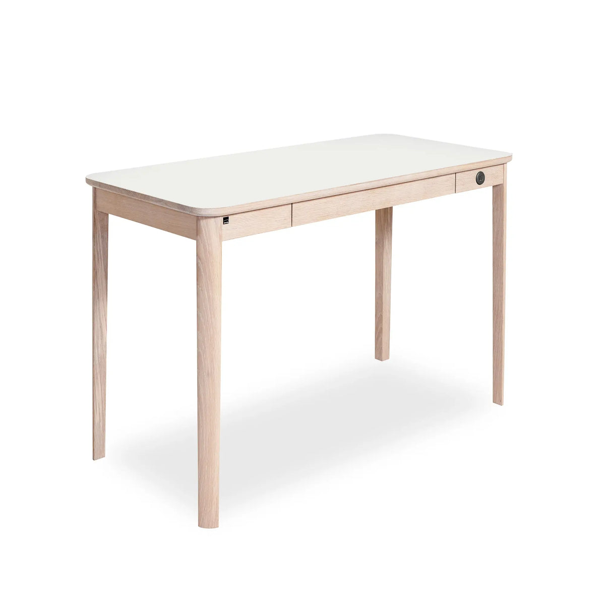 Skovby #131 työpöytä valkoöljytty tammi/valkoinen Skovby