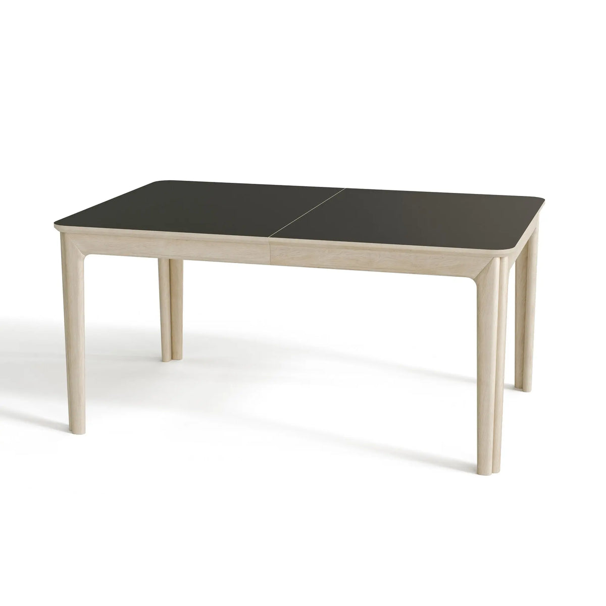 Skovby #26 jatkettava pöytä valkoöljytty tammi/musta Skovby