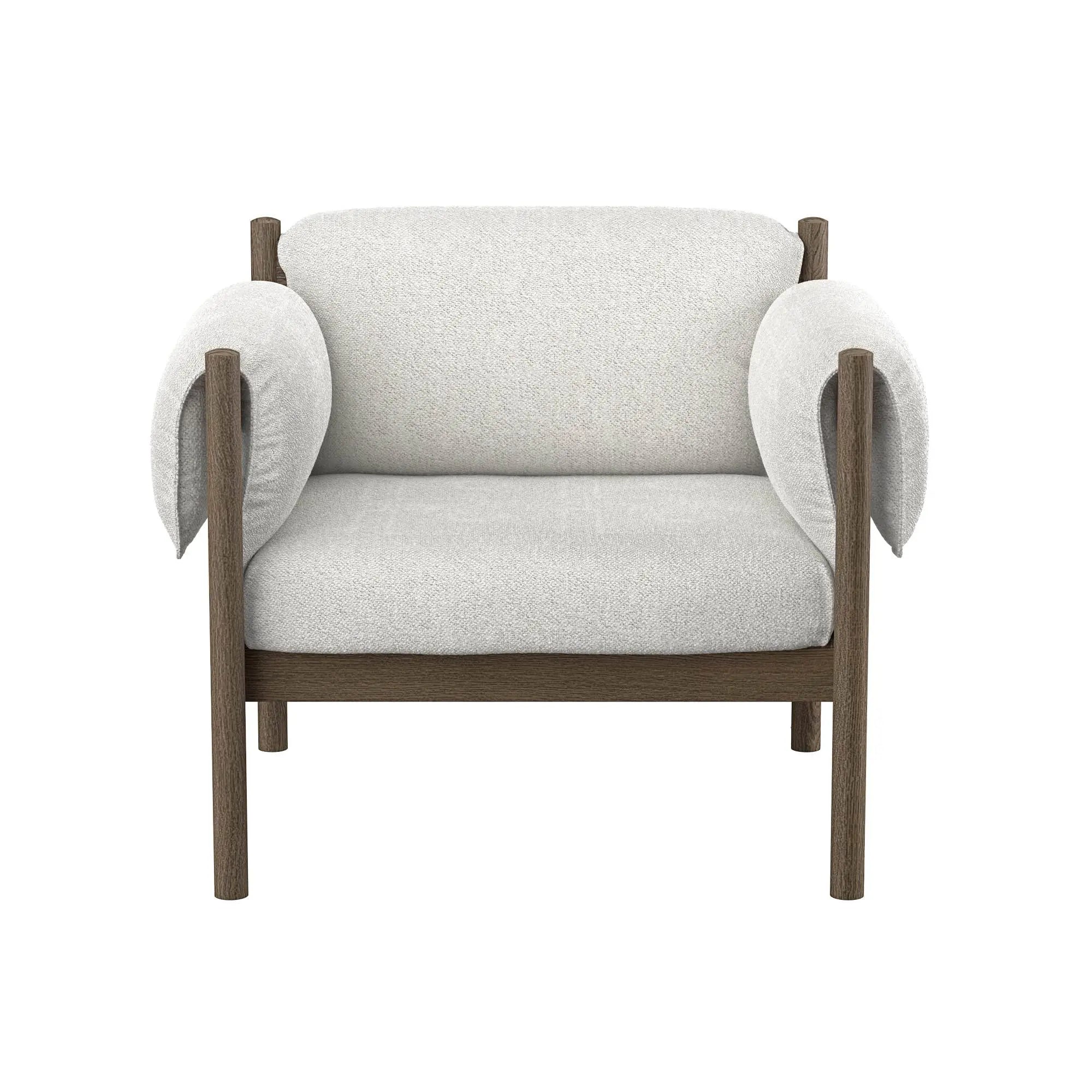 Skovby #850 lepotuoli lakattu mokka/Crush 100 Skovby