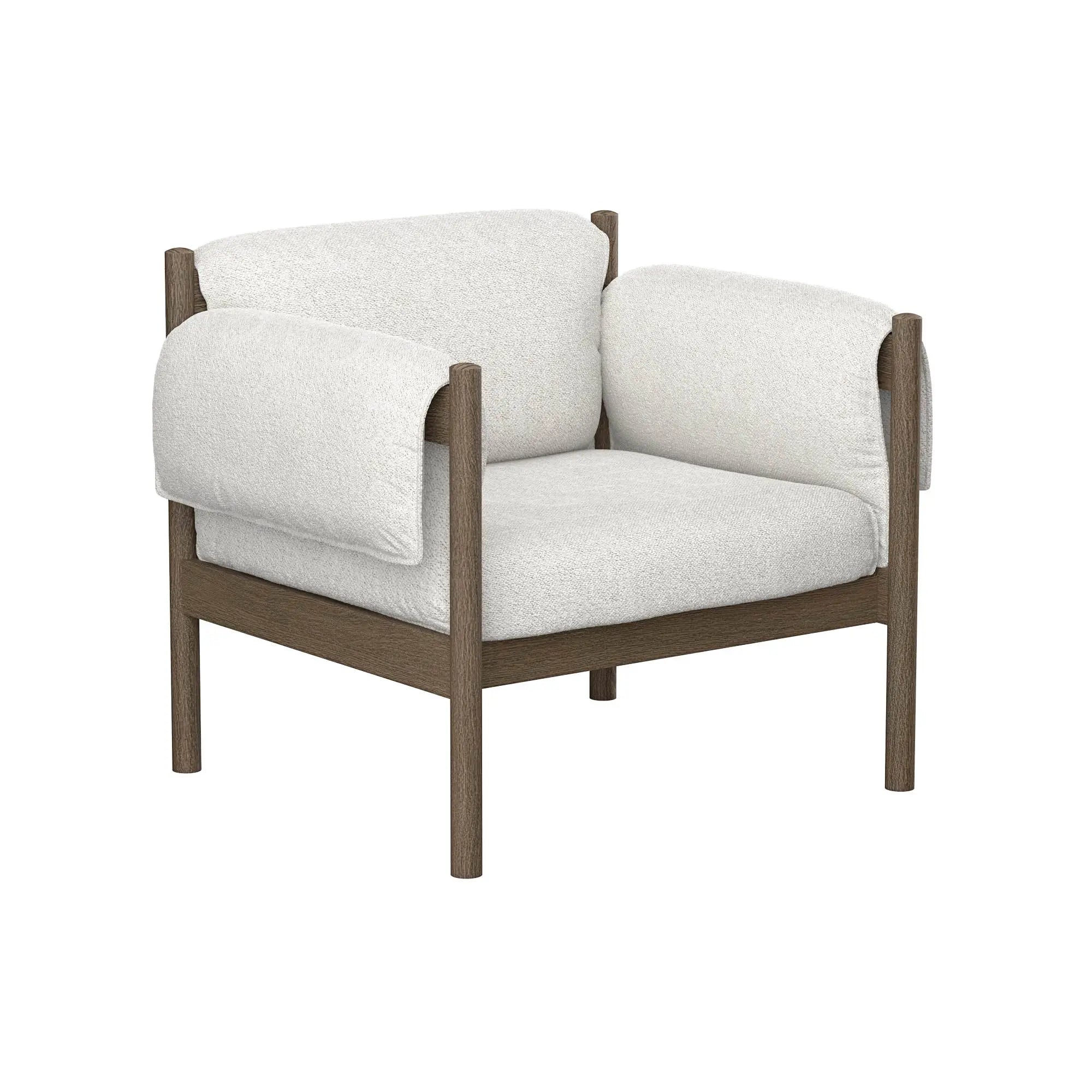 Skovby #850 lepotuoli lakattu mokka/Crush 100 Skovby