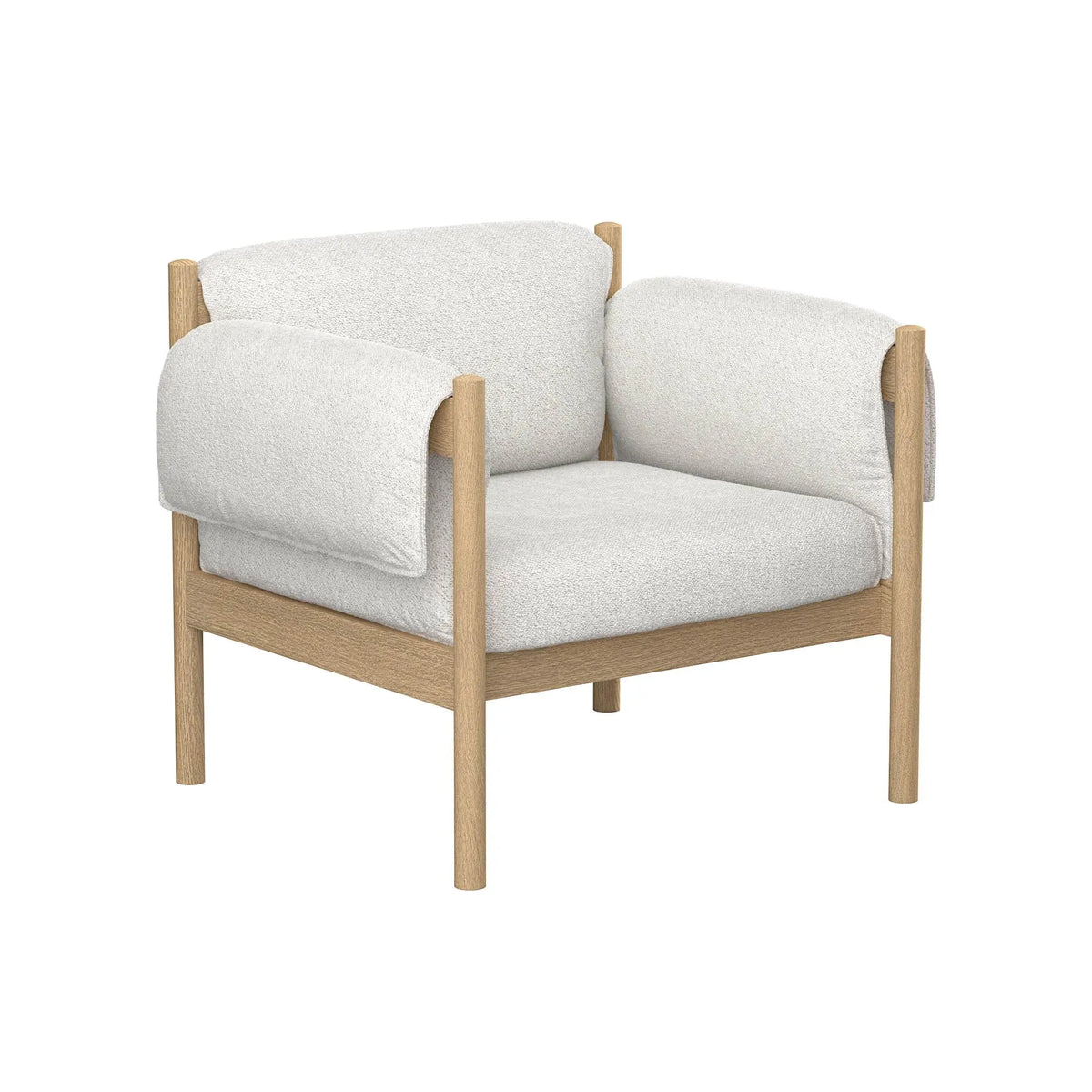 Skovby #850 lepotuoli lakattu tammi/Crush 100 Skovby