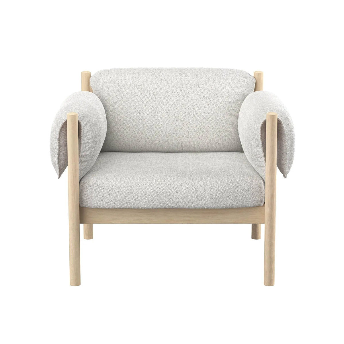 Skovby #850 lepotuoli valkoöljytty tammi/Crush 100 Skovby