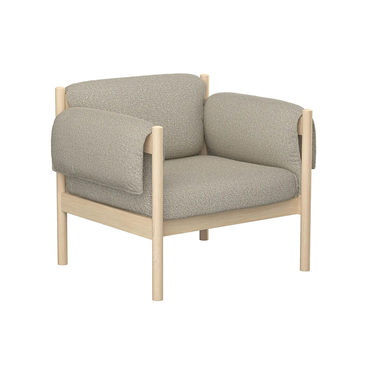 Skovby #850 lepotuoli valkoöljytty tammi/Crush 50 Skovby